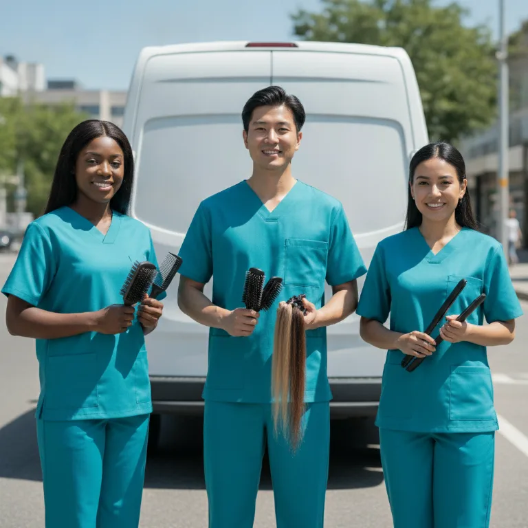 Hair Extensions team in Battersea